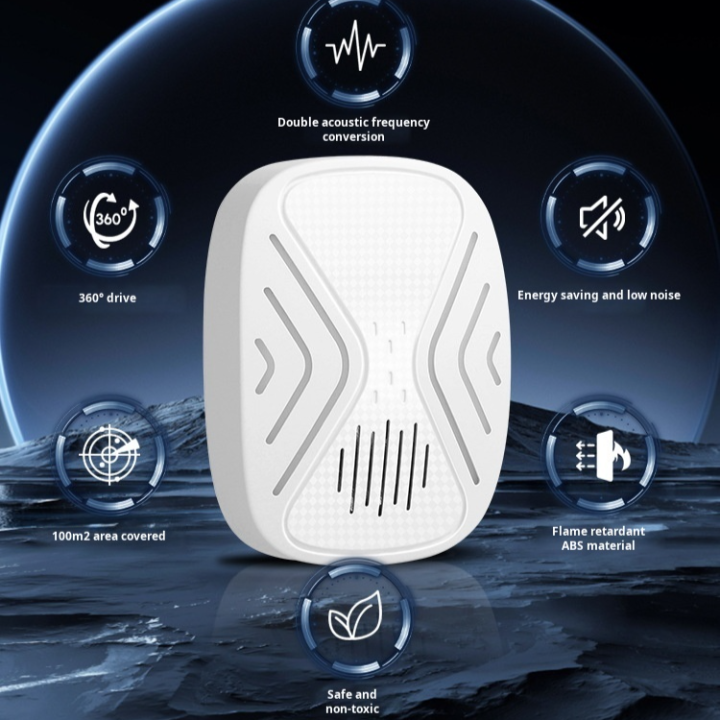 rifeikai Dual Frequency Sonic Mouse Repeller Sonic Mouse Repeller High Power Sonic Ultrasonic