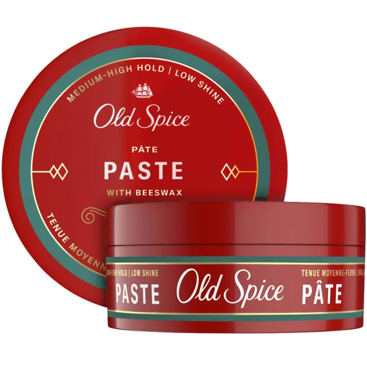 Old Spice Hair Styling Paste for Men, Medium-High Hold/Low Shine, 2.22 ...