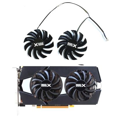 FD7010H12S FDC10H12S9-C 4Pin 75mm For Sapphire R9 270 HD 7870 Dual X-Fan GTX 550 750 770 Ti Asus GTX760 Graphics Cooling