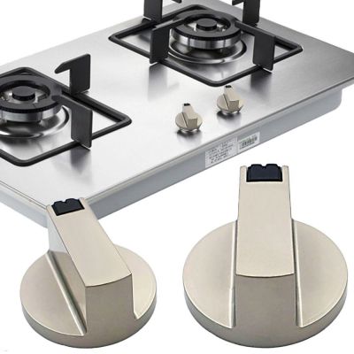 Quality Cooking Surface Control Lock Cookware Assembly Parts Cooker Knobs Adaptor Gas Stove Metal Silver Oven Switch