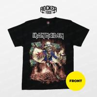 Ready Stock [1738] Iron Maiden - The Book of Souls-เสื้อยืดสีดำ Baju band legen rock.