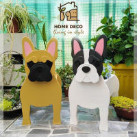 Home Deco กระถางต้นไม้ PVC กระถางรูปหมา กระถางลายสุนัข French bulldog,Shiba Inu,Golden Retriever,Corgi,Yorkshire Terrier dog shaped PVC plant pot