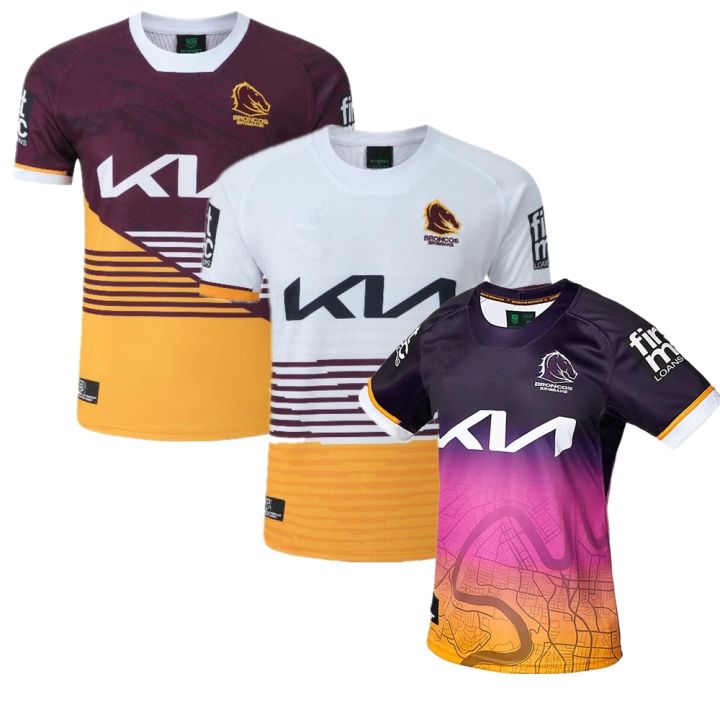 2022 2023 Brisbane Broncos Indigneous Rugby Jersey Australia Brisbane Broncos  Home Away Rugby Shirt