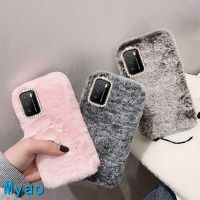 [Hot K] Plush Soft เคสโทรศัพท์ขนสัตว์สำหรับ Samsung Galaxy S22 Ultra S20 Plus S21 Fe A03 A13 A33 A53 A73 M22 M32 M52 5G น่ารักปกคลุมปุย