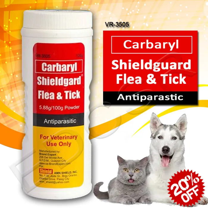 Carbaryl Shieldguard Flea & Tick Dog Cat Powder 100g Lazada PH