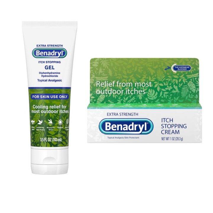 View of Benadryl Extra Strength Itch Stopping Gel 3.5 oz benadryl Itch stopping ...