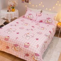 【CW】 JUSTCHIC 1PCS Polyester Bed Sheets Four Cartoon Print Flat Sheet Kids Adult Bedspread Linens