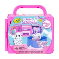 รุ่นแนะนำ ? Crayola Scribble Scrubbies Salon Set ชุดระบายสีและอาบน้ำสัตว์เลี้ยง