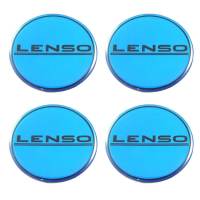 60mm. สติกเกอร์ LENSO สติกเกอร์ติดดุมล้อ สติกเกอร์เรซิ่น กว้าง 60 มิล.(6เซนติเมตร)