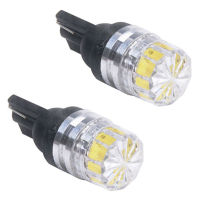 2 Pcs รถยนต์พาหนะด้านข้างหลอดไฟสีขาว T10 5050 5SMD LED