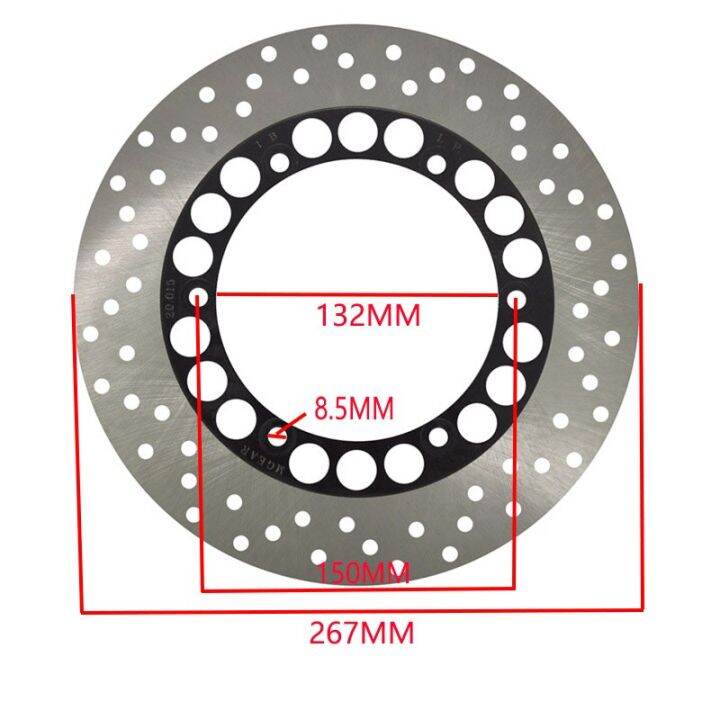 จานล้อเบรคท้ายจักรยานยนต์สำหรับยามาฮ่า-xp500-xj600-t-max500-fz750กำเนิด-fzx750-fazer-fzr750r-xj900-s-ผัน-xv950-abs