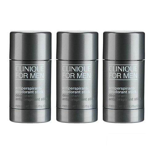 3X Clinique Clinique For Men Antiperspirant-Deodorant Stick 2.6oz, 75g ...