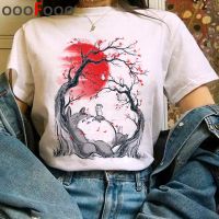 Totoro Estdio Ghibli Kawaii T-Shirt Ullzang Miyazaki Hayao Funny Cartoon T-Shirt Gildan