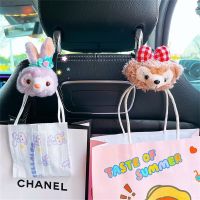 ZOATAAL อุปกรณ์เสริมรถยนต์ Cinnamoroll อะนิเมะ ตุ๊กตาผ้าพลัฌ ตะขอการ์ตูนรถ อุปกรณ์สำหรับรถยนต์ ที่จัดระเบียบที่นั่งด้านหลัง ตะขอที่นั่งรถ ตะขอพนักพิงศีรษะอัตโนมัติ ที่จัดระเบียบตะขอในรถ