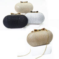 Evening Bags With Chain Straps Egg-shaped Evening Clutches Rhinestone Evening Bags Beaded Clutch Bags Wedding Bridal Handbags