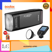 GODOX AD200PRO แฟลชพร้อมทริกเกอร์ XPRO แถมฟรีโคมกระจายแสง ประกันศูนย์ 2 ปี