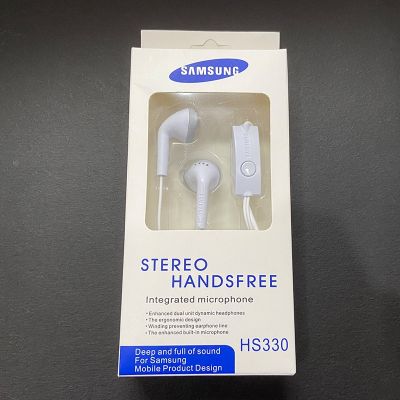 Samsung หูฟังทั่วไป3.5มม. S5830สเตอริโอหูฟังชนิดเสียบในหู S9 A8 J5 A7 Galaxy S8 A5 J7ไมโครโฟน S10บวกกับ A9