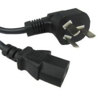 Original ordinary 1.5m desktop computer monitor host power cord three holes with plug universal