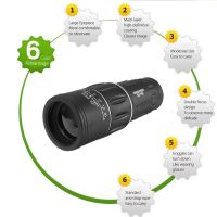 16x52 Zoom Hiking Smartphone Monocular Telescope Lens Camera HD Scope Hunting + Holder for Mobile Smart Phone for IPhone XS Max Smartphone LensesTH