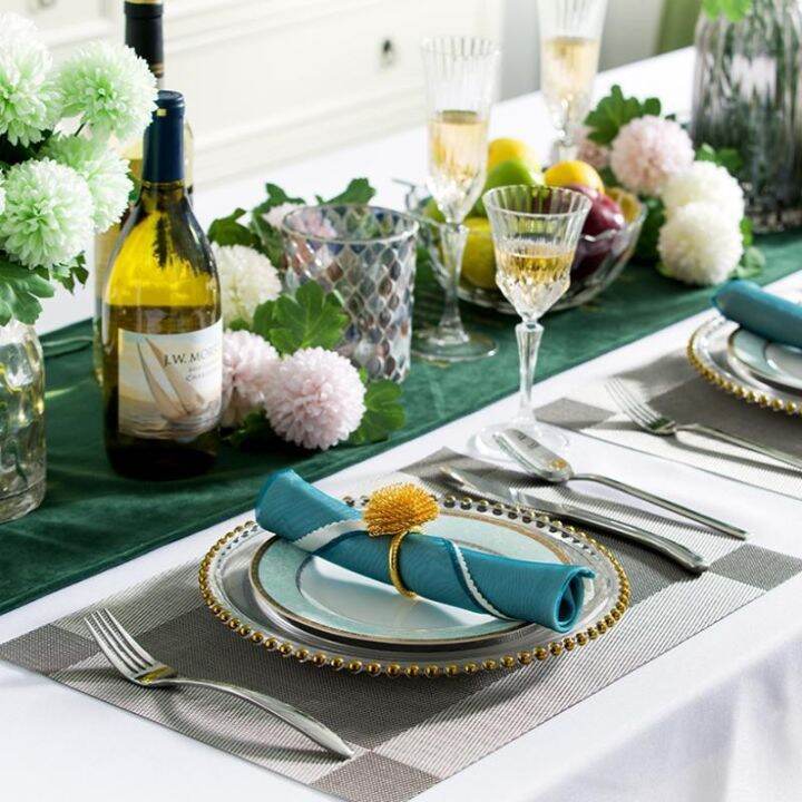 heat-resistant-stain-resistant-anti-skid-washable-pvc-woven-vinyl-placemats