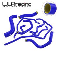 WLR - Blue 10PCS Silicone Radiator Cooling Hose for 2001-2006 Subaru Impreza WRX 2.0T EJ205 EJ20 GDB GD With PQY logo