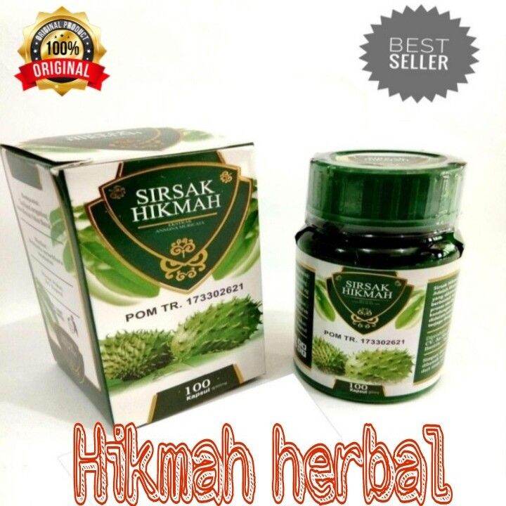 Sirsak Hikmah 100 Kapsul Minyak Daun Sirsak Oil Hikmah 100 Kapsul