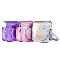 ใหม่สำหรับ Fujifilm Instax Mini 11เคสกล้องฟิล์มสำเร็จรูปหนังพียูป้องกันคุณภาพอุปกรณ์สวมครอบพร้อมสายคล้องไหล่กระเป๋าใส่โน๊ตบุ๊คแบบพกพานุ่ม