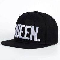 KING QUEEN Embroidered Mens and Womens Couple Baseball Caps 【JULY]