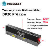 Mielseeyเครื่องมือวัดเลเซอร์ทวิภาคี DP20 Pro 120ม เครื่องวัดระยะเลเซอร์สองทางพร้อมลำแสงเลเซอร์มาร์คตรงกลาง ตลับเมตรเลเซอร์มัลติฟังก์ชั่นพร้อมมุมดิจิตอล ชาร์จใหม่ได้ (เวอร์ชันแอป)