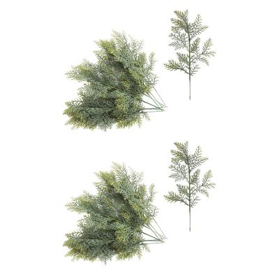 80 Pcs Artificial Sprigs Faux Spray Branches Stems Sprigs Picks DIY Accessories for Christmas