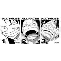 ?พร้อมส่งการ์ตูนภาษาญี่ปุ่น? ONE PIECE ALL FACES หนังสือรวบรวมใบหน้าตัวละครหนังสือการ์ตูนวันพีซ เล่ม 1 - 3  แบบแยกเล่ม