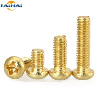 10PCS UNC US 8#32 4#-40 Brass Pan Head Cross Round head Cross screw Brass round head Cross Precision Machine Screw Machine screw Screw Nut Drivers