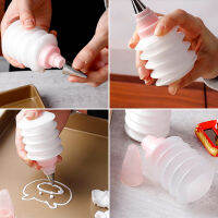 Ezrae Libun เครื่องมือตกแต่ง DIY เค้กท่อหัวฉีดไอซิ่งนำกลับมาใช้ใหม่ได้1ชิ้น