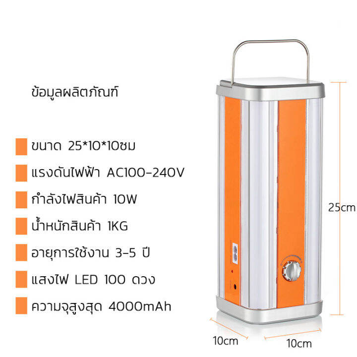 โคมไฟแคมป์ปิ้ง-ไฟledแบบชาร์จไฟบ้าน-พร้อม-usb-output-กลางแจ้งไฟดับไฟฉุกเฉินโคมไฟเต็นท์แบบพกพา-หรี่แสงไฟ