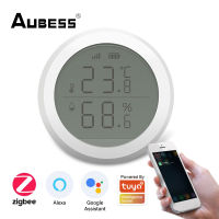 Aubess Tuya Zigbee 3.0 Smart Home Wireless Temperature Sensor Home Automation Scene Security Alarm Device Temperature Sensor