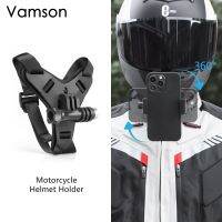 【hot】☜☋▦  Vamson Rotate Motorcycle Helmet Mount for iPhone Clip Holder 10 9 Accessories