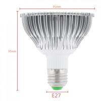 E27 85โวลต์-265โวลต์50วัตต์78 LEDs พืชเติมเติบโตแสงเต็มสเปกตรัมวงสีแดง42สีฟ้า18อบอุ่น6อินฟราเรด6 UV 6สำหรับเติบโต