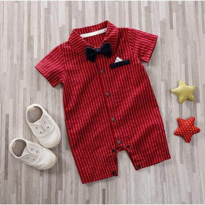 baby-romper-gentlemen-newborn-jumpsuit-summer-baju-bayi-rompers-clothes-short-sleeve-clothing-boys-bodysuit