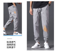 GISU MALL-High quality new large pocket casual mens Hong Kong style loose fitting youth sports wear-resistant casual pants