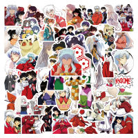 Random 10/50 Pieces Inuyasha Cartoon Waterproof Home Deco Stickers Helmat Bicycle Laptop Decal Stickers