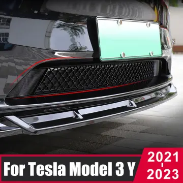 Car Lower Bumper Insect Net For Tesla Model Y Model 3 2017 - 2022