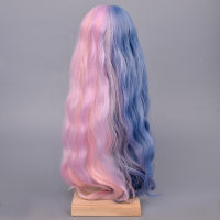 (ร้อน) mumziwig 13 bjdsd ตุ๊กตาวิกผมตุ๊กตาอุปกรณ์เสริมอุณหภูมิสูงยาว Rainbow CURLY วิกผม Big ROLL wavy hair FORCE DIY bjdsd ตุ๊กตา