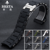 BRETA สายยางซิลิโคนนาฬิกาวง Amani สำหรับ AR5920 AR5906 AR5905 AR5858 5943 5941 5867 5981 20 23มิลลิเมตรสายนาฬิกาข้อมือ