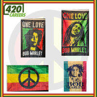 RASTA FLAG ธงราสต้าขนาด 30 x 45 นิ้ว ลาย BOB MARLEY ใช้ตกแต่งสถานที่สไตล์ราสต้า Rasta Flag ธงRasta ธงราสต้า ธงบ๊อบมาเลย์ บ๊อบมาลี่ ธง420 Bob Marley Flag