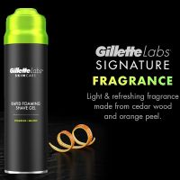 GilletteLabs Rapid Foaming Shave Gel 198g เจลโฟมโกนหนวดสูตรพิเศษสินค้านำเข้าจากออสเตรเลียของแท้
