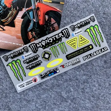 sticker et autocollant Kit moto monster energy yamaha