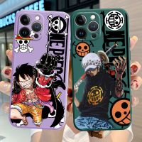 Luxury Anime O-One Pieces Phone Case for iPhone XR XS X SE 8 7 6S 14 Plus 11 13 Pro Max 12 Mini XS Max Liquid Cover Cases  Screen Protectors