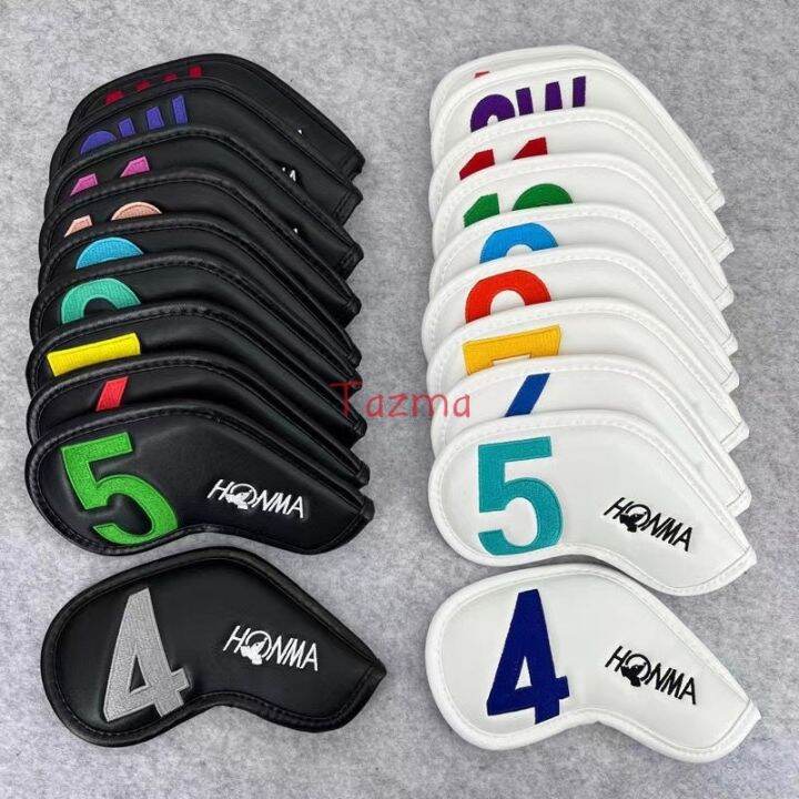 honma-branded-new-golf-club-iron-headcover-4567891011awsw-pu-leather-waterproof-for-iron-head-protection-cover-free-shipping