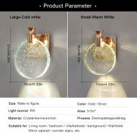 Modern Crystal Wall Lamp Bedside Sconce Wall Lights For BedroomLiving RoomDiningLiving RoomMirror Front Lamp Makeup Lamp