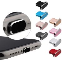 2 PCS Aluminum Alloy Anti Dust Plug for iPhone 13 12 Mini 11 14 Pro Max XS 8 Plus iPad AirPods Apple Series Lightning Port Cover